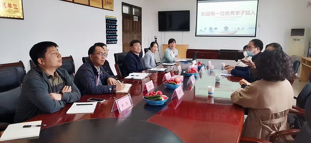 渭南職業(yè)技術(shù)學院赴我司進行實地考察